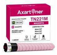 Compatible Konica Minolta Bizhub C227 / C267 / C287 Magenta Cartucho de Toner TN221M / A8K3350 / TN-221
