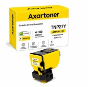 Compatible Konica Minolta Bizhub C25 Amarillo Cartucho de Toner A0X5253 / TNP27Y / TNP-27