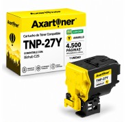 Compatible Konica Minolta Bizhub C25 Amarillo Cartucho de Toner A0X5253 / TNP27Y / TNP-27