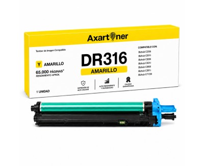 Compatible Konica Minolta Bizhub C250i / C251i / C300i / C301i / C360i / C361i / C7130i Amarillo Tambor de Imagen Drum AAV70TD - DR316Y