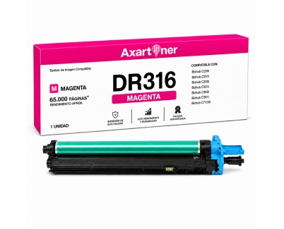 Compatible Konica Minolta Bizhub C250i / C251i / C300i / C301i / C360i / C361i / C7130i Magenta Tambor de Imagen Drum AAV70TD - DR316M