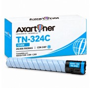 Compatible Konica Minolta Bizhub C258 / C308 / C368 Cyan Cartucho de Toner A8DA450 / TN-324C / TN324