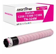 Compatible Konica Minolta Bizhub C258 / C308 / C368 Magenta Cartucho de Toner A8DA350 / TN-324M / TN324