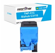 Compatible Konica Minolta Bizhub C3110 Cyan Cartucho de Toner TNP51C / A0X5455 / TNP-51