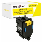Compatible Konica Minolta Bizhub C3300i / C3301i / C4000i / C4001i Amarillo Cartucho de Toner AAJW251 / TNP81Y