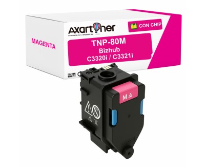 Compatible Konica Minolta Bizhub C3320i / C3321i Magenta Cartucho de Toner AAJW352 / TNP80M