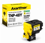 Compatible Konica Minolta Bizhub C3350, C3850 Amarillo Cartucho de Toner A5X0250 / TNP48Y / TNP-48