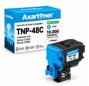 Compatible Konica Minolta Bizhub C3350, C3850 Cyan Cartucho de Toner A5X0450 / TNP48C / TNP-48