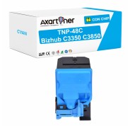 Compatible Konica Minolta Bizhub C3350, C3850 Cyan Cartucho de Toner A5X0450 / TNP48C / TNP-48