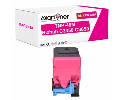 Compatible Konica Minolta Bizhub C3350, C3850 Magenta Cartucho de Toner A5X0350 / TNP48M / TNP-48