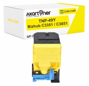Compatible Konica Minolta Bizhub C3351 / C3851 / C3851FS Amarillo Cartucho de Toner A95W250 / TNP-49Y / TNP49