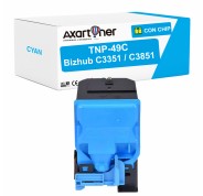 Compatible Konica Minolta Bizhub C3351 / C3851 / C3851FS Cyan Cartucho de Toner A95W450 / TNP-49C / TNP49