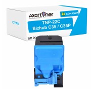 Compatible Konica Minolta Bizhub C35 / C35P Cyan Cartucho de Toner A0X5452 / TNP-22C