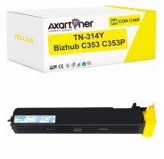 Compatible Konica Minolta Bizhub C353 / C353P Amarillo Cartucho de Toner A0D7251 / TN-314Y / TN314
