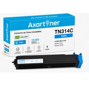 Compatible Konica Minolta Bizhub C353 / C353P Cyan Cartucho de Toner A0D7451 / TN-314C / TN314