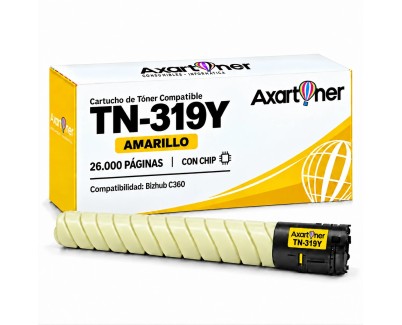 Compatible Konica Minolta Bizhub C360 Amarillo Cartucho de Toner A11G250 / TN319Y / TN319
