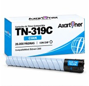 Compatible Konica Minolta Bizhub C360 Cyan Cartucho de Toner A11G450 / TN319C / TN319