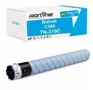 Compatible Konica Minolta Bizhub C360 Cyan Cartucho de Toner A11G450 / TN319C / TN319