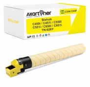Compatible Konica Minolta TN-626Y / ACV1250 Amarillo Cartucho de Toner para Bizhub C450i C451i C550i C551i C650i C651i