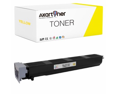 Compatible Konica Minolta Bizhub C452, C552, C652 Amarillo Cartucho de Toner A0TM250 / TN-613Y / TN613