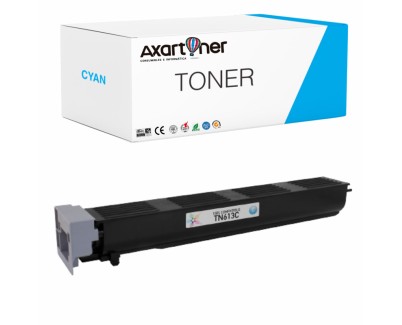 Compatible Konica Minolta Bizhub C452, C552, C652 Cyan Cartucho de Toner A0TM450 / TN-613C / TN613