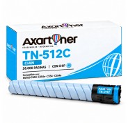 Compatible Konica Minolta Bizhub C454 C454e C554 C554e Cyan Cartucho de Toner A33K452 / TN-512C / TN512