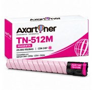 Compatible Konica Minolta Bizhub C454 C454e C554 C554e Magenta Cartucho de Toner A33K352 / TN-512M / TN512