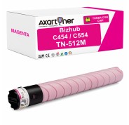 Compatible Konica Minolta Bizhub C454 C454e C554 C554e Magenta Cartucho de Toner A33K352 / TN-512M / TN512