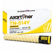 Compatible Konica Minolta Bizhub C458, C558, C658 Amarillo Cartucho de Toner TN514 / A9E8250
