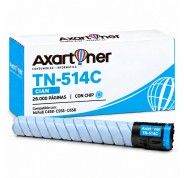 Compatible Konica Minolta Bizhub C458, C558, C658 Cyan Cartucho de Toner TN514 / A9E8450