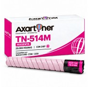 Compatible Konica Minolta Bizhub C458, C558, C658 Magenta Cartucho de Toner TN514 / A9E8350