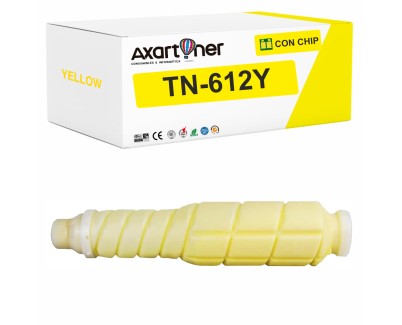 Compatible Konica Minolta Bizhub Pro C5501, C6501 Amarillo Cartucho de Toner A0VW250 / TN612Y