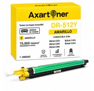 Compatible Konica Minolta DR512 Amarillo Tambor de Imagen DR512Y / A2XN0TD (Drum) para bizhub C224 C224e C284 C284e C364 C364e C454 C454e C554 C554e