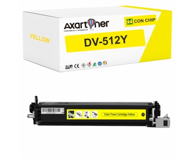Compatible Konica Minolta DV-512 Amarillo Unidad de Revelado DV512Y / A2XN08D para bizhub C224 C224e C284 C284e C364 C364e C454 C454e C554 C554e