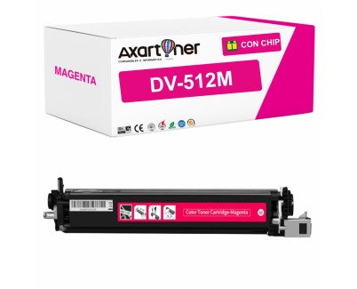 Compatible Konica Minolta DV-512 Magenta Unidad de Revelado DV512M / A2XN0ED para bizhub C224 C224e C284 C284e C364 C364e C454 C454e C554 C554e