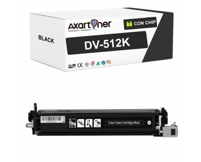 Compatible Konica Minolta DV-512 Negro Unidad de Revelado DV512K / A2XN03D para bizhub C224 C224e C284 C284e C364 C364e C454 C454e C554 C554e