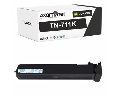 Compatible Konica Minolta TN711 Negro Cartucho de Toner TN-711K / A3VU150 para Bizhub C654 C654e C754 C754e / Pro C654 C654e C754 C754e