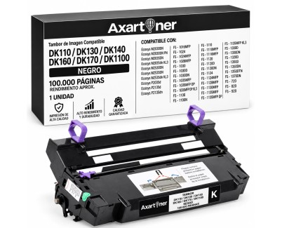 Compatible Kyocera DK110 / DK130 / DK140 / DK150 / DK160 / DK170 / DK1100 Tambor de Imagen 302LZ93061 / 302FV93012 / 302HS93012 / 302H493011 (Drum)