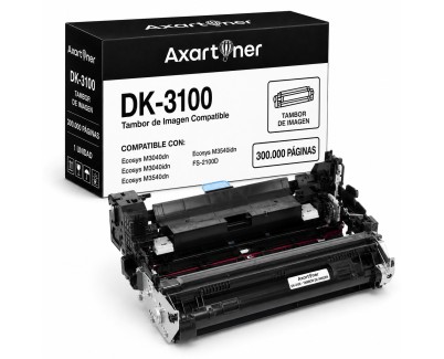 Compatible Kyocera DK3100 / 302MS93022 Negro Tambor de Imagen (Drum) para  Kyocera ECOSYS M3040dn / M3540dn - FS-2100D / FS-2100DN
