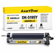 Compatible Kyocera DK5195 Amarillo Tambor de Imagen (Drum) 302R493053 para TasKalfa 306ci 307ci 308ci 356ci 358ci