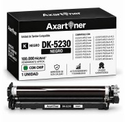 Compatible Kyocera DK5230 Negro Tambor de Imagen 302R793010 para Kyocera ECOSYS M5521, M5526, P5021, P5026