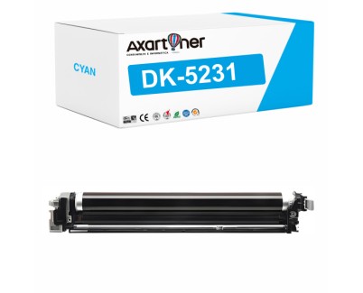 Compatible Kyocera DK5231 Cyan Tambor de Imagen 302R793020 para Kyocera ECOSYS M5521, M5526, P5021, P5026