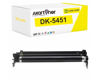 Compatible Kyocera DK5451 Amarillo Tambor de Imagen (Drum) 30C0D93020 para Kyocera ECOSYS MA2101cfx MA2101cwfx MA2600cfx MA2600cwfx PA2101cx PA2101cwx PA2600cwx PA2600cx