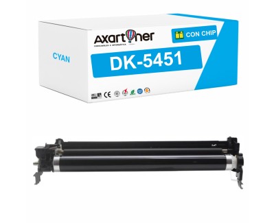 Compatible Kyocera DK5451 Cyan Tambor de Imagen (Drum) 30C0D93020 para Kyocera ECOSYS MA2101cfx MA2101cwfx MA2600cfx MA2600cwfx PA2101cx PA2101cwx PA2600cwx PA2600cx