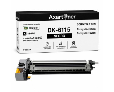 Compatible Kyocera DK6115 Negro Tambor de Imagen (Drum) DK-6115 / 302P193010 para Kyocera Ecosys M4125idn / M4132idn