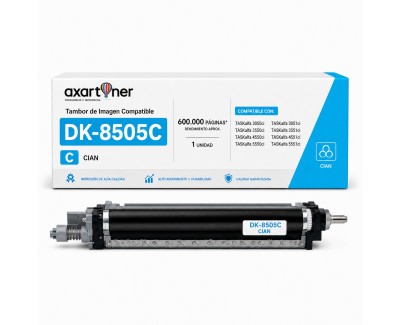 Compatible Kyocera DK8505 / 302LC93012 / 302LC93014 Cyan Tambor de Imagen para TASKalfa 3050ci, 3051ci, 3550ci, 3551ci, 4550ci, 4551ci, 5550ci, 5551ci, FS-C8600DN, FS-8650DN