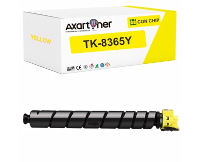 Compatible Kyocera TK8365 Amarillo Cartucho de Toner 1T02YPANL0 / TK-8365Y para TASKalfa 2554ci