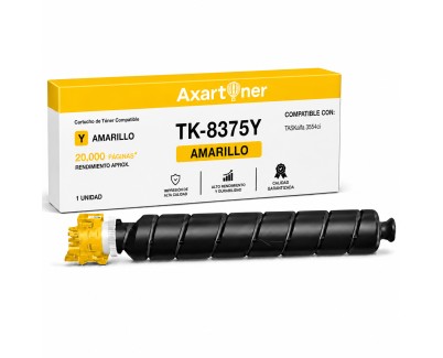 Compatible Kyocera TASKalfa 3554ci Amarillo Cartucho de Toner TK8375Y / 1T02XDYNL0 / TK-8375