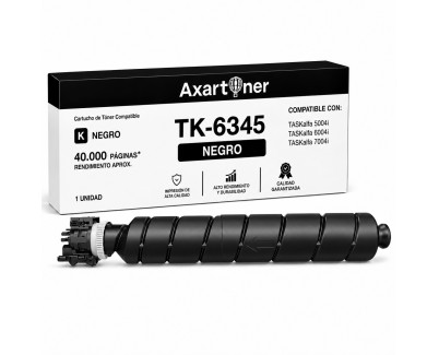 Compatible Kyocera TASKalfa 5004i / 6004i / 7004i Negro Cartucho de Toner TK6345 / 1T02XF0NL0