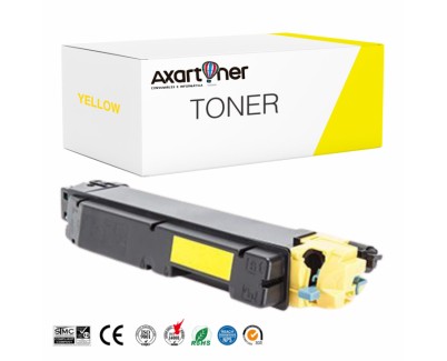 Compatible Kyocera TK5140 Amarillo Cartucho de Toner 1T02NRANL0 / TK-5140Y para Kyocera ECOSYS M6030, M6530, P6130